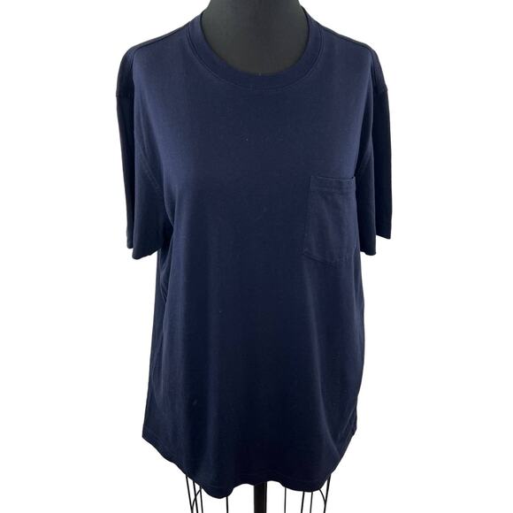 Psycho Bunny by Robert Godley Navy Short Sleeve Casual 100% Cotton T-Shirt Sz L - Picture 1 of 5